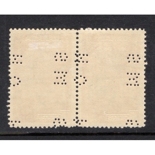 Canada O10-241a Perfin Pair F-VF MH