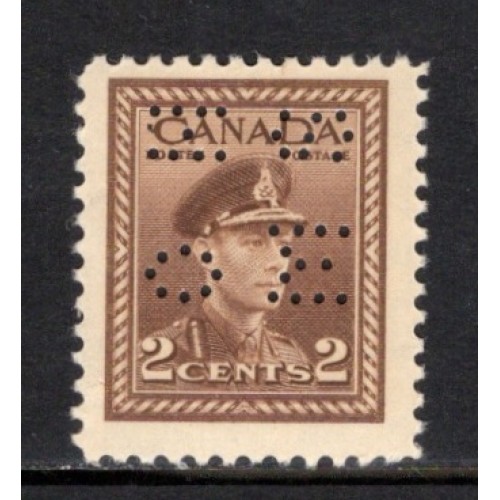Canada O9-250 Perfin F-VF MNH