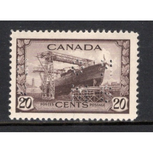 Canada O9-260 Perfin VF MNH
