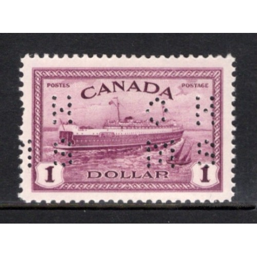 Canada O10-273 Perfin F-VF MNH