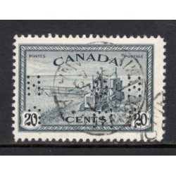 Canada O10-271 Perfin F-VF Used