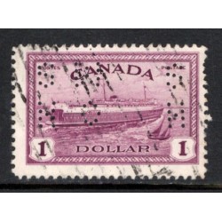 Canada O10-273 Perfin F-VF Used