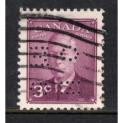 Canada O10-286 Perfin F-VF Used