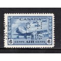 Canada O9-C6 Perfin F-VF MNH