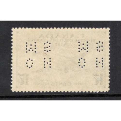 Canada O9-CE2 Perfin VF MNH