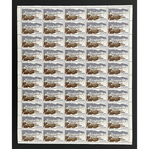 Canada 599aii Sheet Field Stock VF MNH