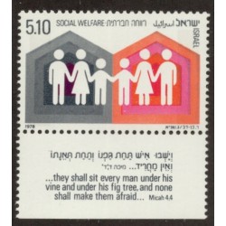 Israel 704 with Tab MNH