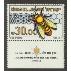 Israel 833 with Tab MNH