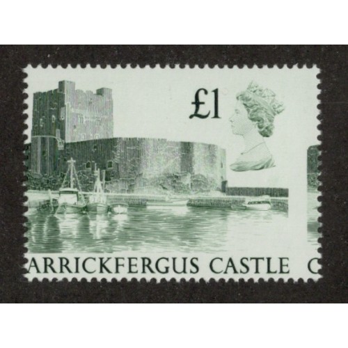 GB Machin SG 1410 £1 Castle Perf Shift U/M