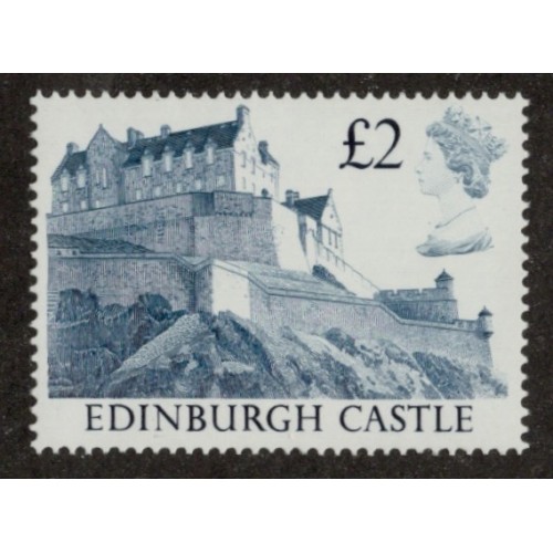 GB Machin SG 1412 £2 Castle Pale Indigo U/M