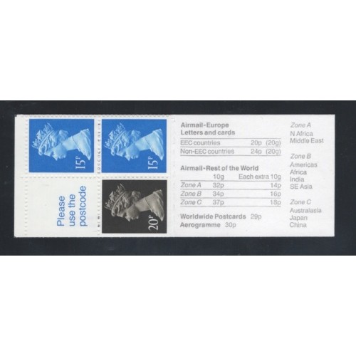 GB Machin SG FB65 Booklet Phosphor Omitted