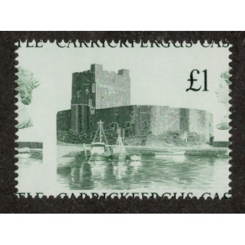 GB Machin SG 1410 £1 Castle Major Perf Shift U/M