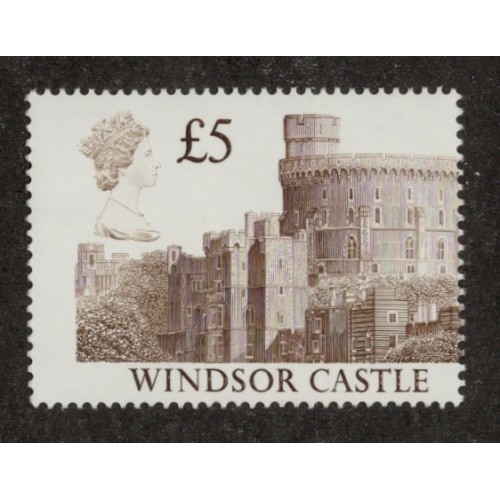 GB Machin SG 1413 £5 Castle Perf Shift U/M