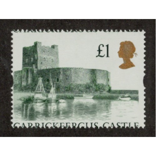 GB Machin SG 1611 £1 Castle Perf Shift U/M