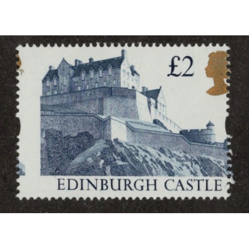 GB Machin SG 1613 £2 Castle Perf Shift U/M