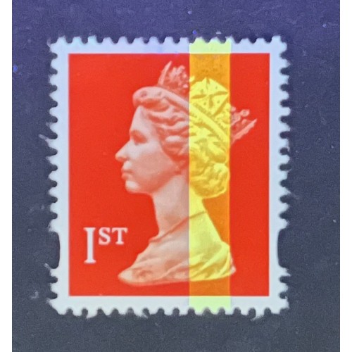 GB Machin SG 1671 1st Orange-red 2B CB Only  U/M