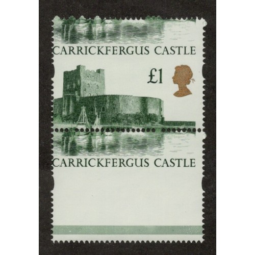 GB Machin SG 1611 £1 Castle Major Perf Shift U/M