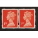 GB Machin SG 1671 1st Orange-red 2B Walsall Three Band Variety U/M