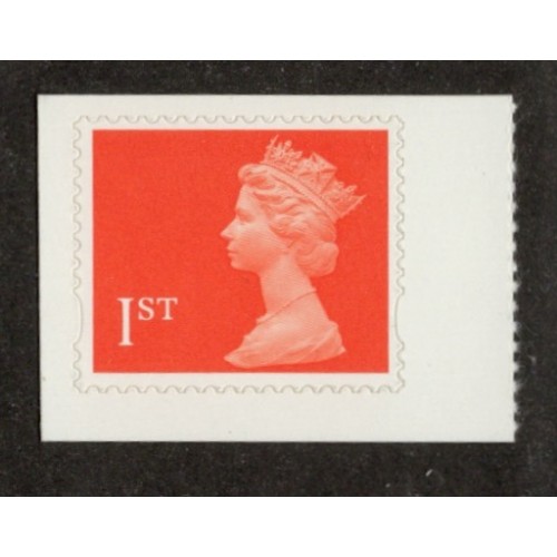 GB Machin SG 1789y 1st Orange-red 2B Walsall Phosphor Omitted U/M