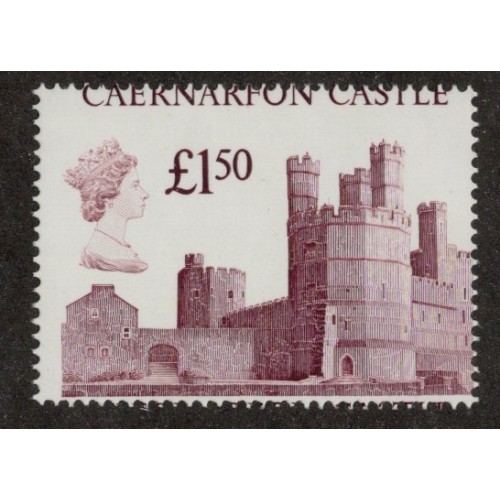 GB Machin SG 1411 £1.50 Castle Perf Shift U/M