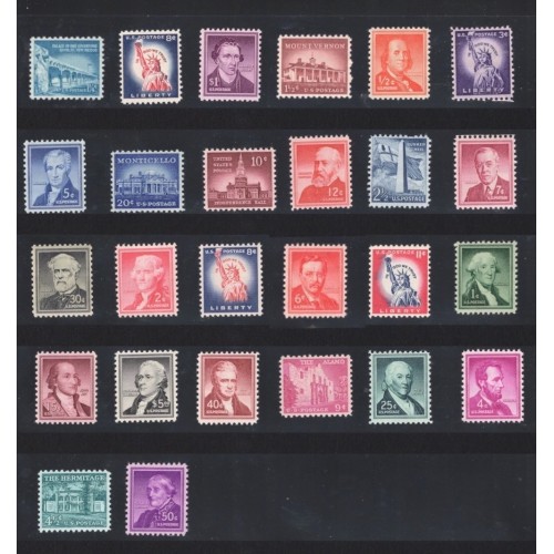 United States 1030-53 Set MNH