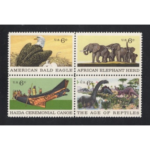 United States 1390a Block MNH