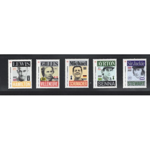 Canada 2992a-e Singles from Pane VF MNH
