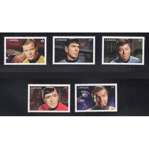 Canada 2912a-e Singles from Pane VF MNH