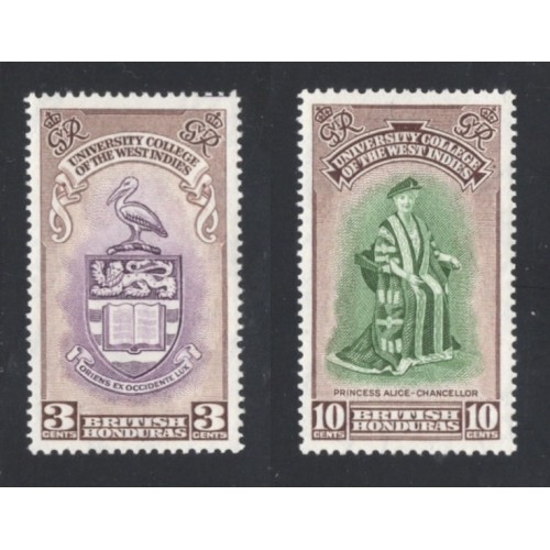 British Honduras 141-2 MNH
