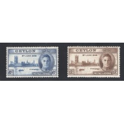 Ceylon 293-4 MNH