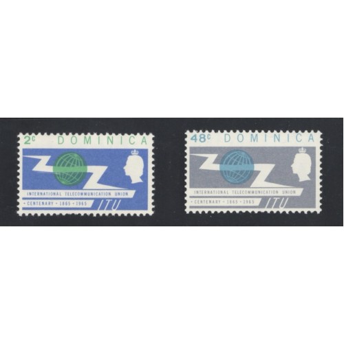 Dominica 185-6 MNH