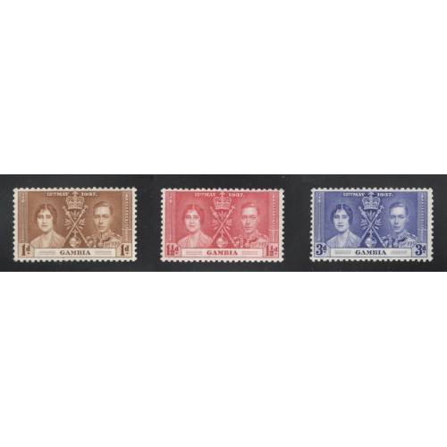 Gambia 129-31 MNH