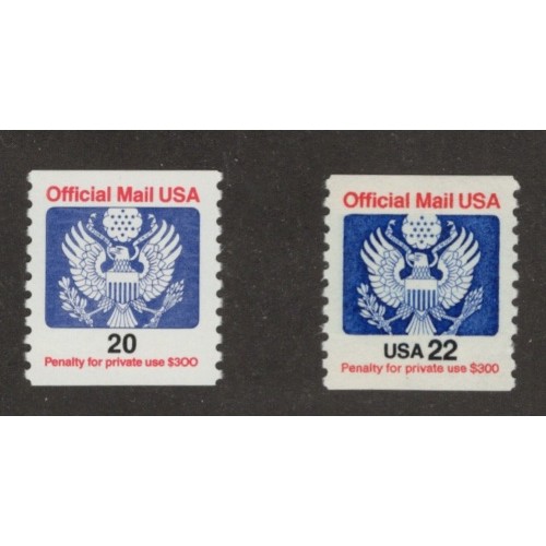 United States O135-6 Set MNH