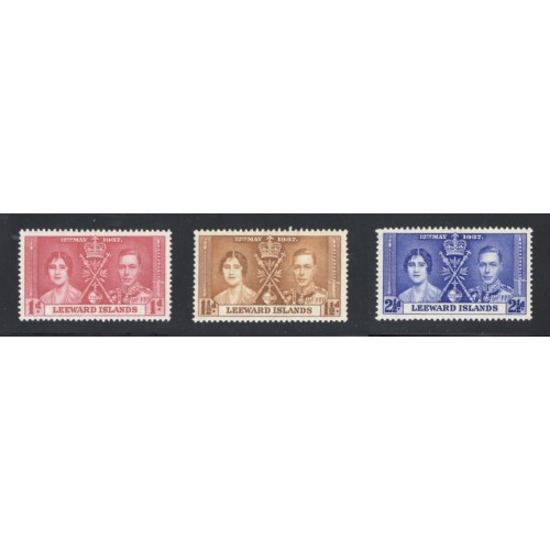 Leeward Islands 100-2 MNH