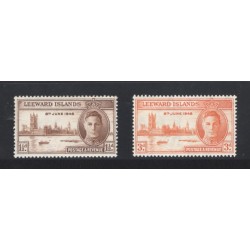 Leeward Islands 116-7 MNH