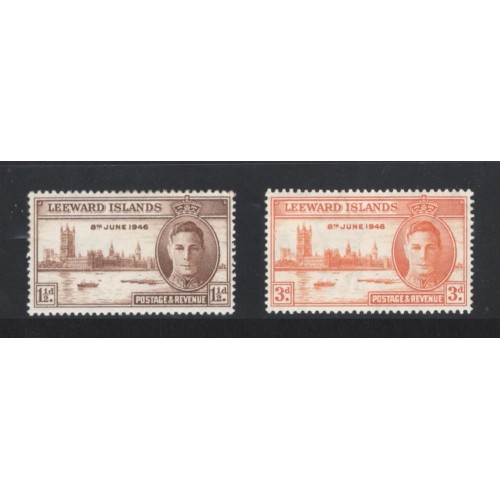 Leeward Islands 116-7 MNH