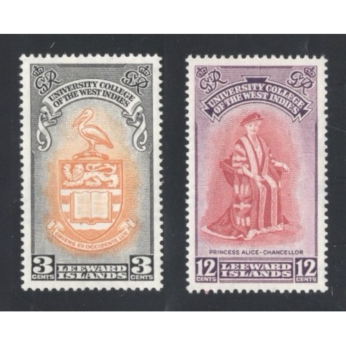 Leeward Islands 130-1 MNH