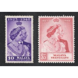 Malaya-Trengganu 47-8 MNH