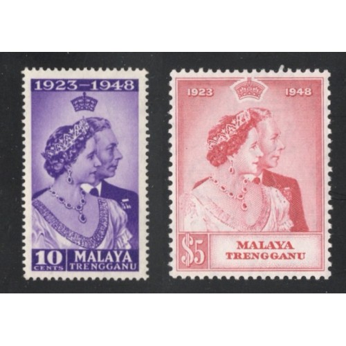 Malaya-Trengganu 47-8 MNH