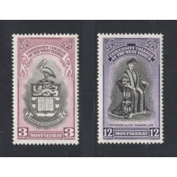 Montserrat 112-3 MNH