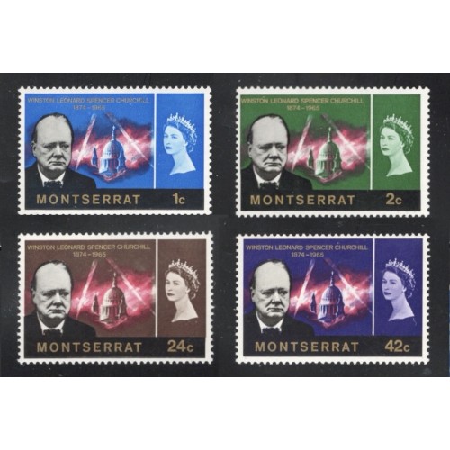 Montserrat 178-81 MNH