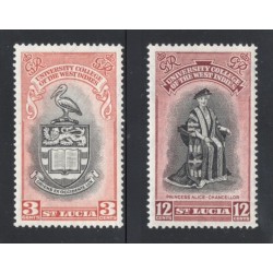 St. Lucia 149-50 MNH