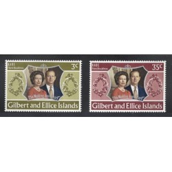 Gilbert & Ellice Islands 206-7 MNH