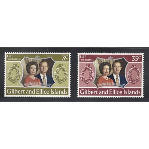 Gilbert & Ellice Islands 206-7 MNH
