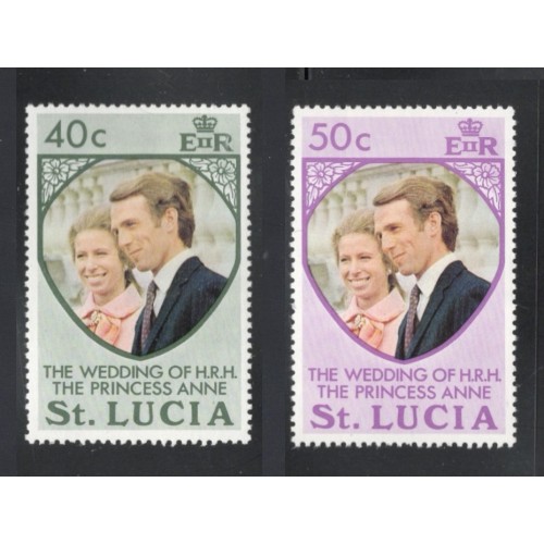 St. Lucia 349-50 MNH