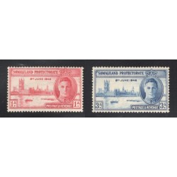 Somalialand Protectorate 108-9 MNH
