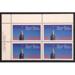 Canada 740 Plate Block UL VF MNH