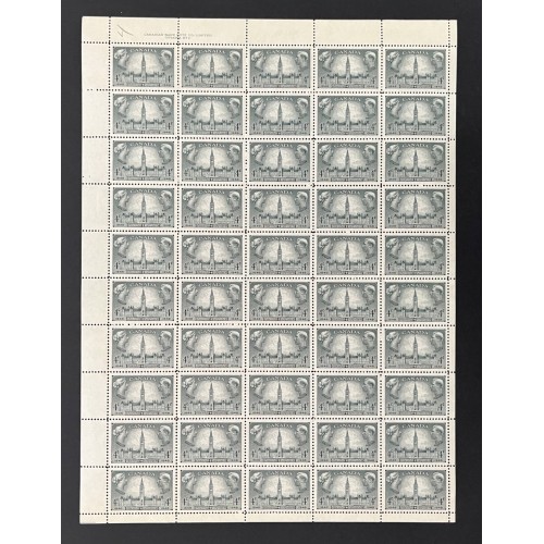 Canada 277 Sheet UL No. 2 VF MNH