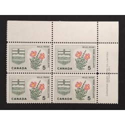 Canada 426 Plate Block UR No. 1 VF MNH