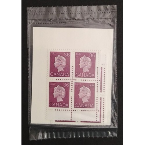 Canada 926A Inscription Blocks Matched Set VF MNH (Unopened)